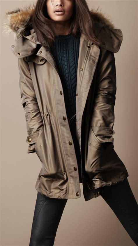 burberry women's parkas|burberry parka sale.